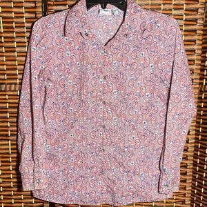 Cruel Girl 100% Cotton Girls XXL 14-16 Rhinestone Snap Paisley Western Shirt